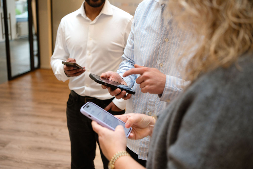Verlofaanvraag op de telefoon